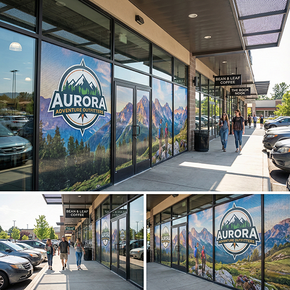 Perforated Window Graphics Perforated Window Graphics