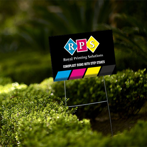 Full Color Corrugated Plastic Yard Signs
